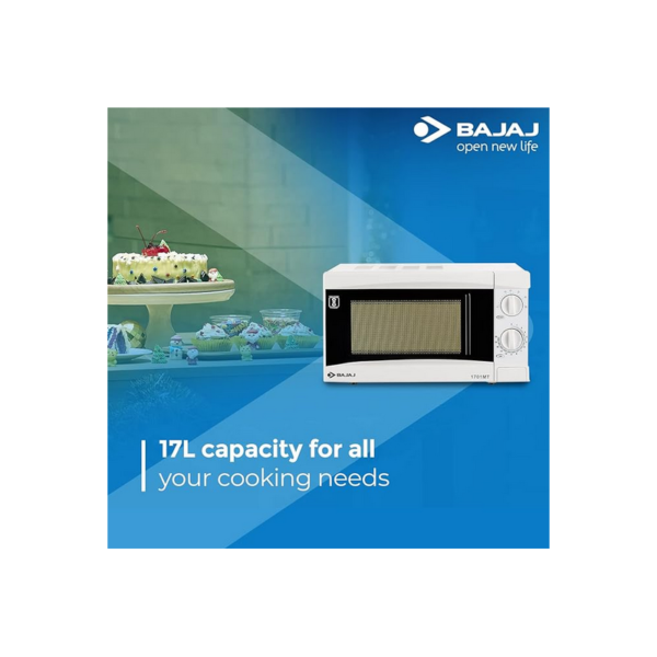 BAJAJ 1701 MT 17L SOLO MICROWAVE OVEN - Image 4