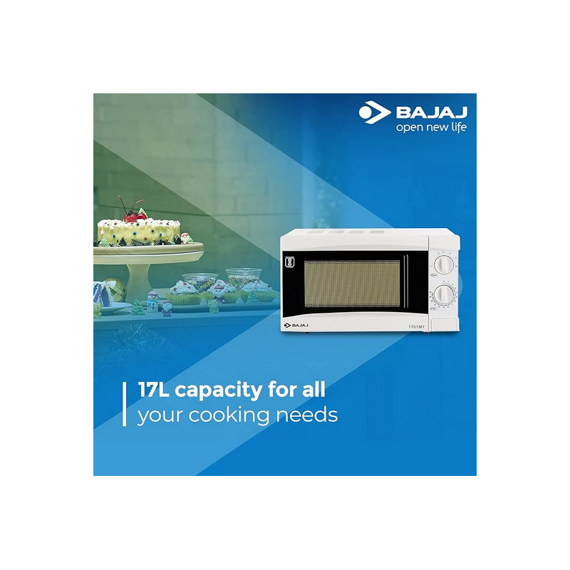 BAJAJ 1701 MT 17L SOLO MICROWAVE OVEN - Image 4